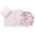 Juego de Cuna Cary Pink Flowers 95x140 cm Rosa claro