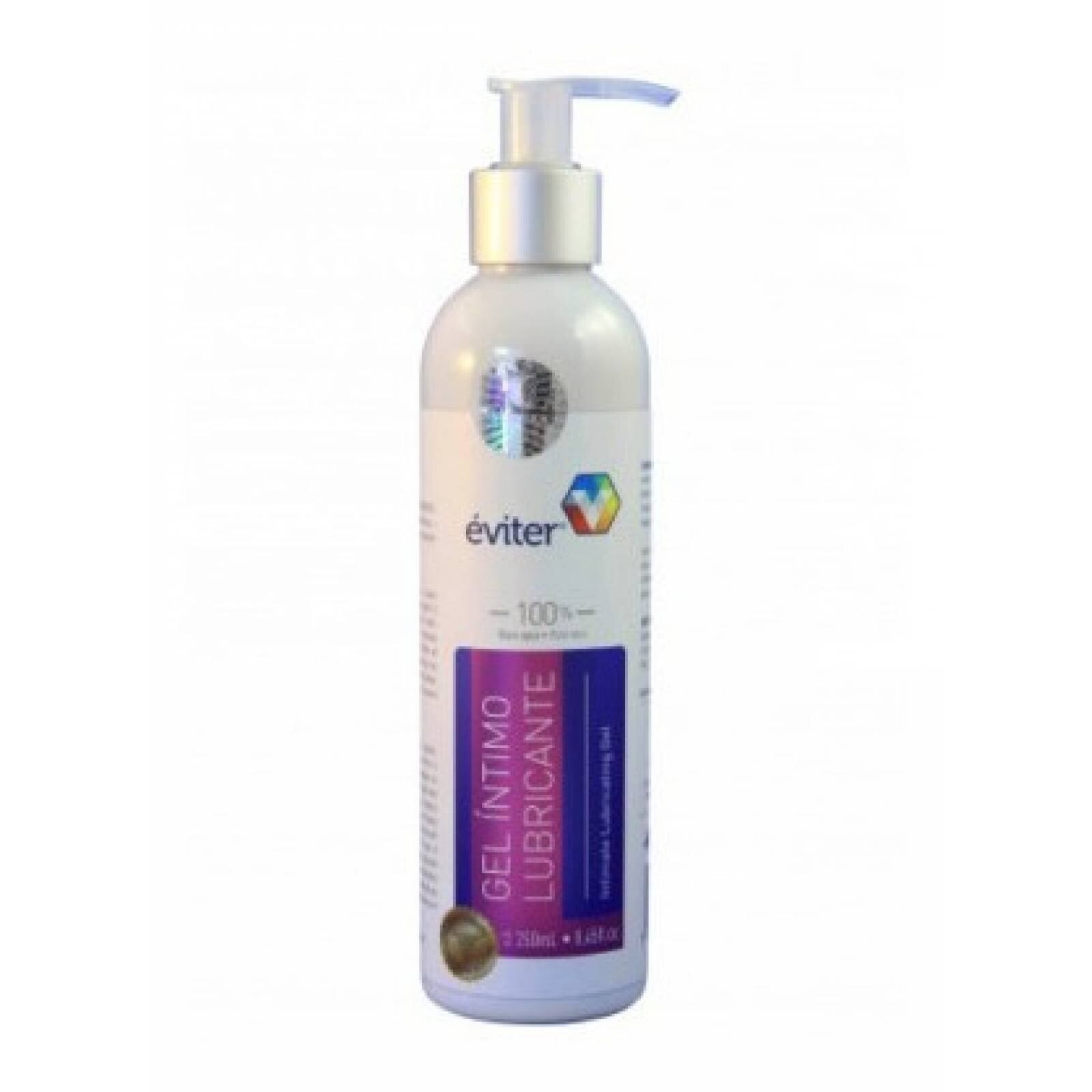 Gel Lubricante Íntimo Eviter 4 Piezas 250ml Estimulador