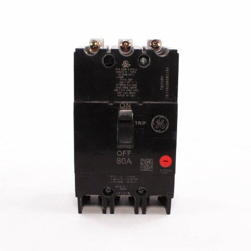 GE TEY380 INTERRUPTOR T ATORNILLABLE 3P 80A 4