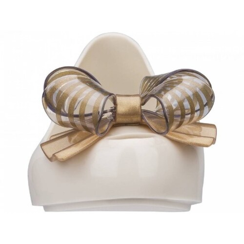 BALERINAS FLATS MINI MELISSA 32717 1664 BEIGE  17 23 NIÑAS