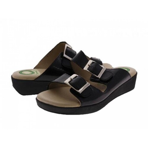 SANDALIAS CAPRICHO 16225 CHAROL PUNTINI NEGRO  22 28 5 DAMAS