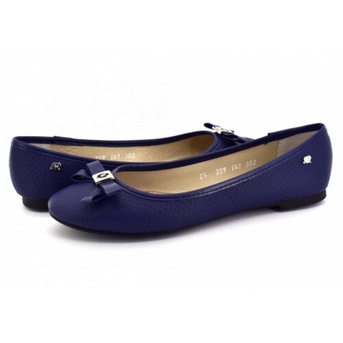 BALERINAS FLATS SALAMANDRA 209  147 209  SERPIENTE AZUL MARINO  22 27 DAMAS
