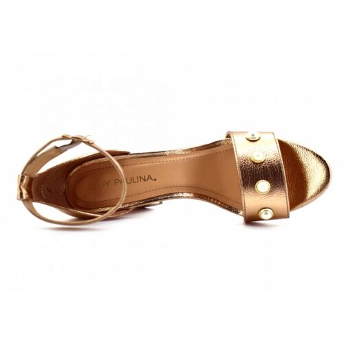 ZAPATILLAS LADY PAULINA 86215 COLUMBUS ORO ROSADO  22 AL 27 DAMAS
