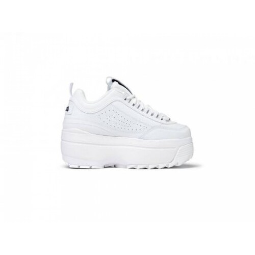 Tenis FILA 5FM 00704 125 WHITE NAVY RED DISRUPTOR II  22 27 DAMAS