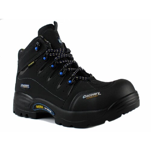 BOTA DE TRABAJO DISCOVERY 1955 CASCO POLICARBONATO NEGRO PU  25 0  30 0 CABALLEROS