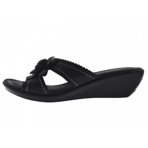SANDALIA PLATAFORMA DIANA DENISSE 1130 CABRA NEGRO PAVITA MEDUSA  22 0   27 0 DAMAS