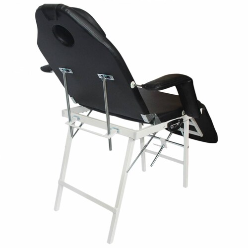 Silla Faciales Cama Camilla Sillon Spa Masaje Negro