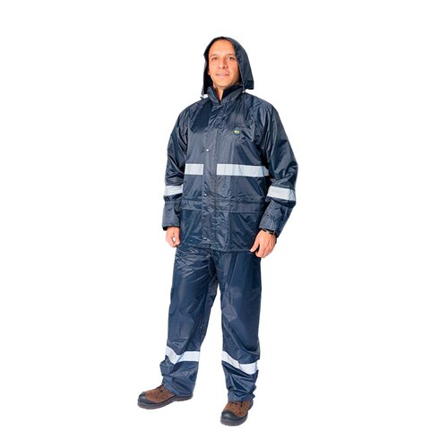 Impermeable para lluvia Senderismo Montaña Uso Rudo + Reflejantes Beckon
