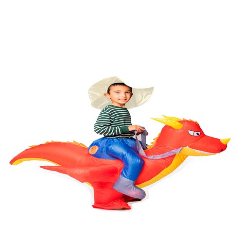 Disfraz inflable infantil toda ocasión halloween talla 3 a 7 años - Dragón & Pony