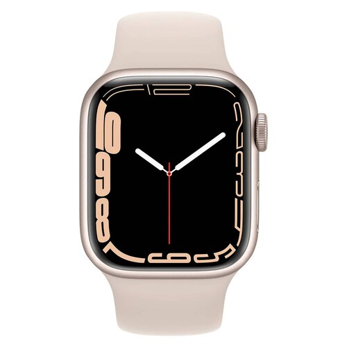 Reloj Apple Watch Serie 7 41mm Starlight Aluminium (Blanco Estelar)   GPS.