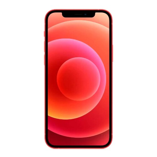 Celular iPhone 12 64GB Rojo-Funda de Regalo-Reacondicionado Grado A .
