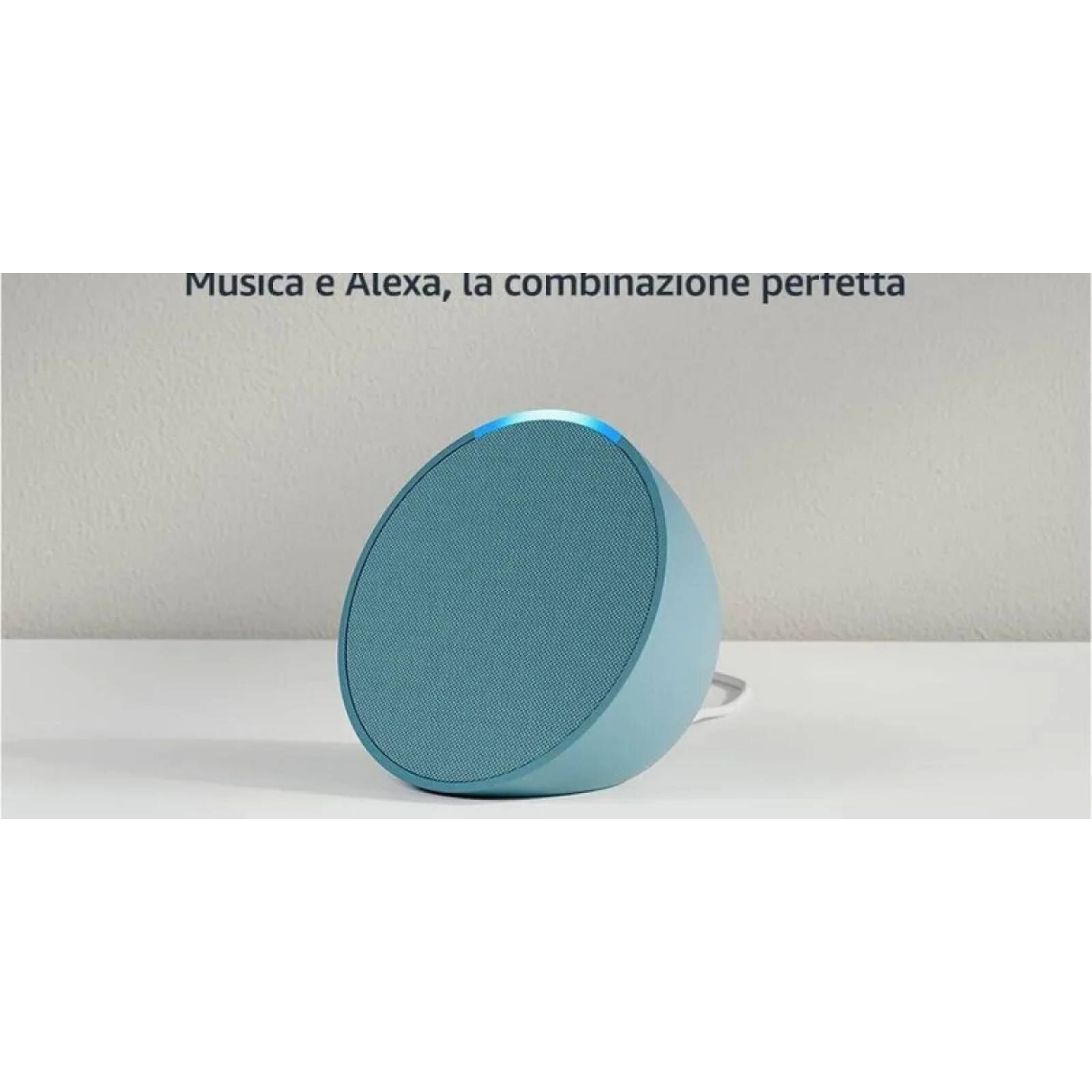 Bocina Inteligente Amazon Echo Pop Azul Nuevo Modelo