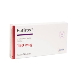 Eutirox 150 Mg Caja 50 Tabletas