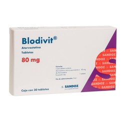 Blodivit 80 Mg Caja 30 Tabletas