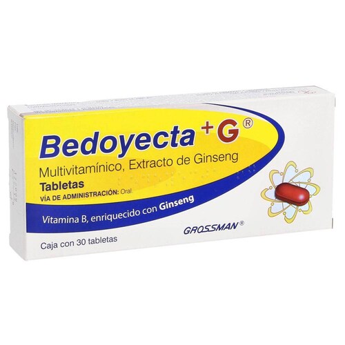BEDOYECTA + G 40 MG CAJA 30 TABLETAS