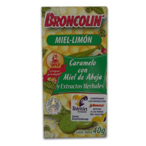 CARAMELO BRONCOLIN SUGAR FREE SABOR EUCALIPTO C16