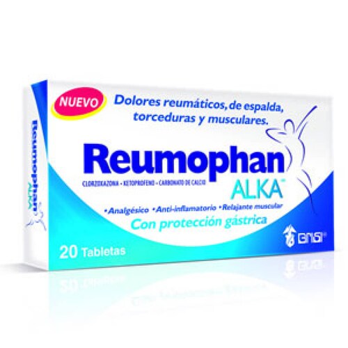 REUMOPHAN ALKA CAJA 20 TABLETAS