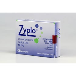 ZYPLO 60MG CAJA CON 20 TABLETAS