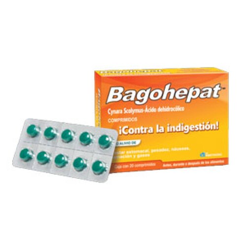 BAGOHEPAT 100MG CAJA CON 20 COMPRIMIDOS