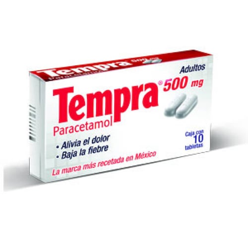 TEMPRA 500 MG CAJA 10 TABLETAS