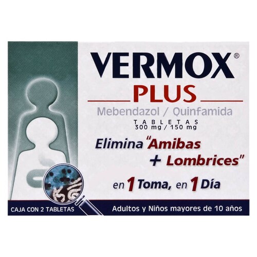 VERMOX PLUS 300MG TAB C2