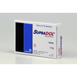 SUPRADOL 10MG CAJA CON 20 TABLETAS