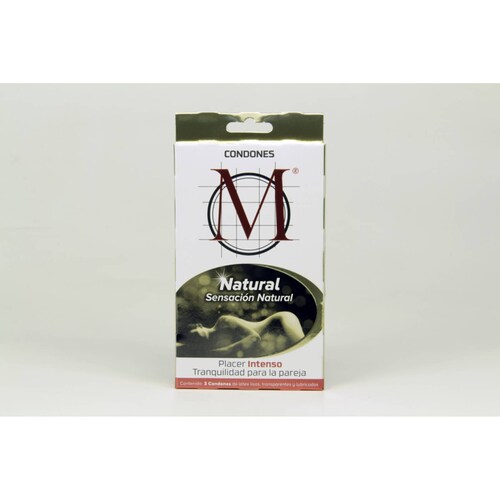 Condon M Natural 1 Blister Con  3pzas