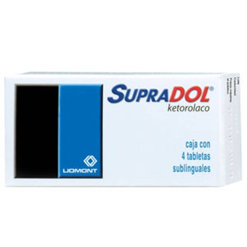 SUPRADOL 30MG CAJA CON 4 TABLETAS SUB