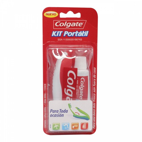 COLGATE BUCAL KIT VIAJE 2 PIEZAS BLÍSTER