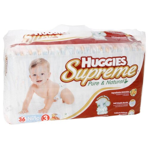 Huggies Supreme Nino E3 1 Paquete 36 Pañales