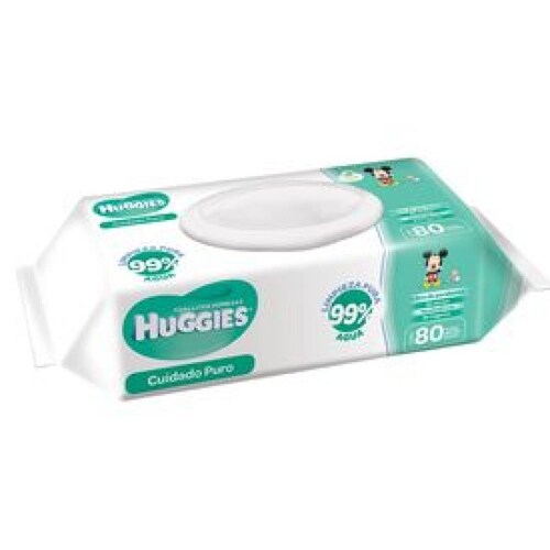 Huggies Toallitas Húmedas Natural Care 80 Pzas