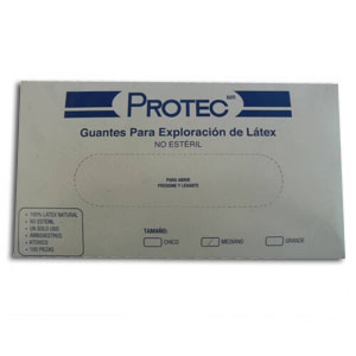 Guante Expl No Este Lat Md 1 Caja 100 Pza