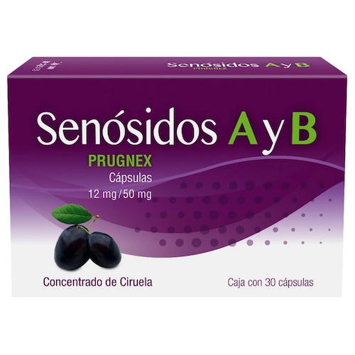 PRUGNEX 12/50MG CAJA CON 30 CÁPSULAS