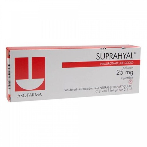 SUPRAHYAL 25MG SOL INY JERINGA PRELLENADA 2.5ML