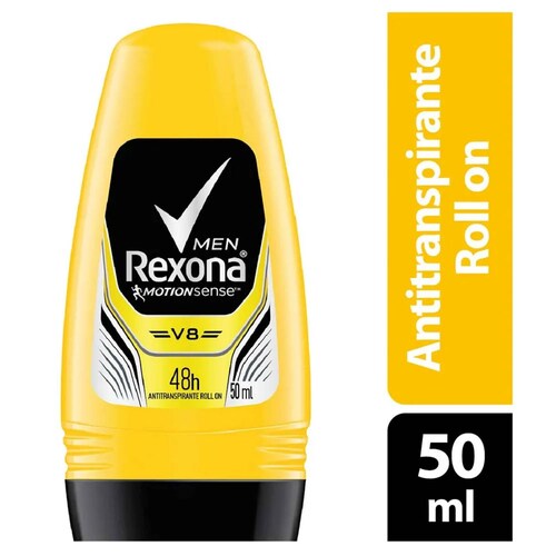 
DESODORANTE REXONA MEN V8 MOTIONSENSE ROLL ON 50ML