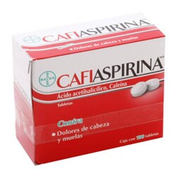 CAFIASPIRINA 500 MG CAJA 100 TABLETAS