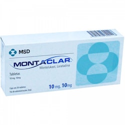 MONTACLAR 10/10MG CAJA CON 30 TABLETAS