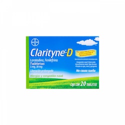 CLARITYNE D 5/30MG CAJA CON 20 TABLETAS