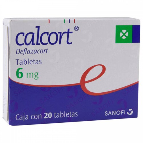 CALCORT 20 TABLETAS 6MG