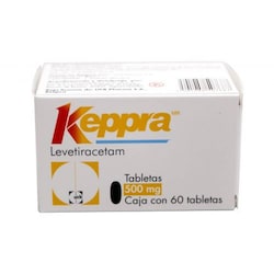 KEPPRA 60 TABLETAS 500MG