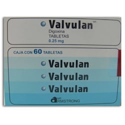 VALVULAN 60 TABLETAS 0.25MG