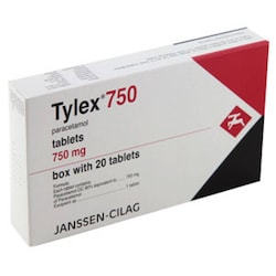 TYLEX 20 TABLETAS 750MG