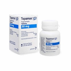 Topamax Topiramato 50 Mg Con 20 Tabletas