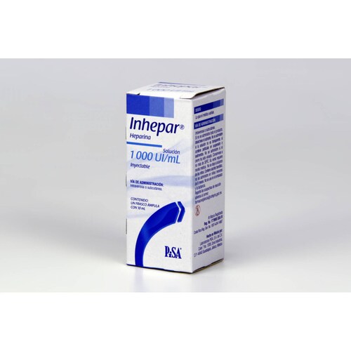 INHEPAR INYECTABLE FRASCO ÁMPULA 1000UI 10ML