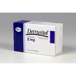 DETRUSITOL 28 TABLETAS 2MG