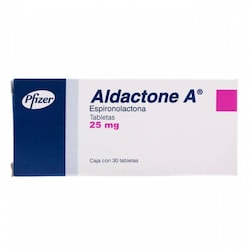 ALDACTONE A 30 TABLETAS 25MG