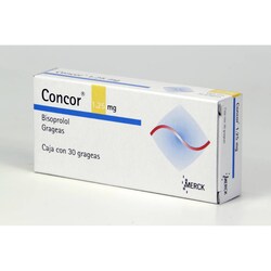 CONCOR 30 TABLETAS 1.25MG