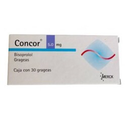 CONCOR 30 TABLETAS 5MG