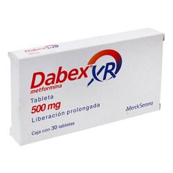 DABEX XR 30 TABLETAS 500MG