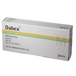 DABEX 30 TABLETAS 850MG